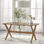 Table à manger en bois massif Baywood