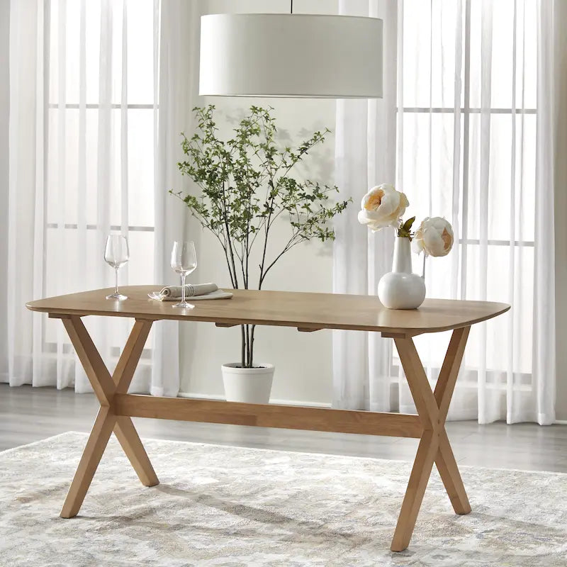 Table à manger en bois massif Baywood