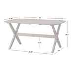 Table à manger en bois massif Baywood