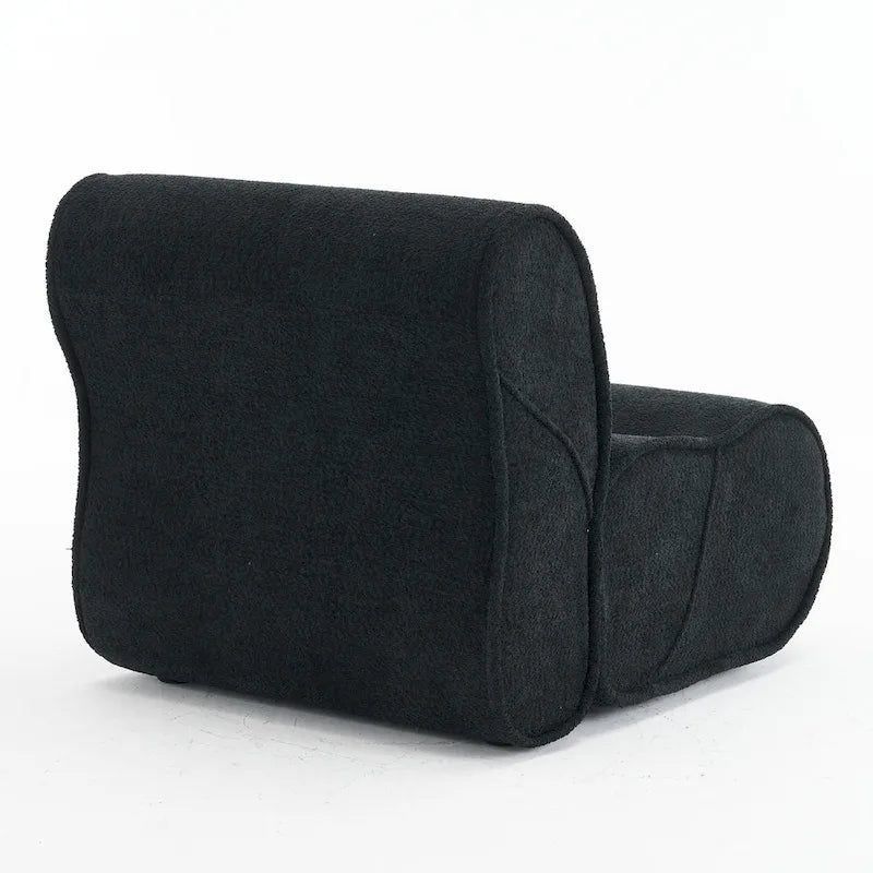 Fauteuil inclinable en tissu intemporel Amelia avec design ergonomique et coussins assortis