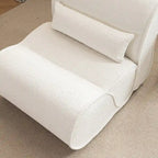 Fauteuil inclinable en tissu intemporel Amelia avec design ergonomique et coussins assortis
