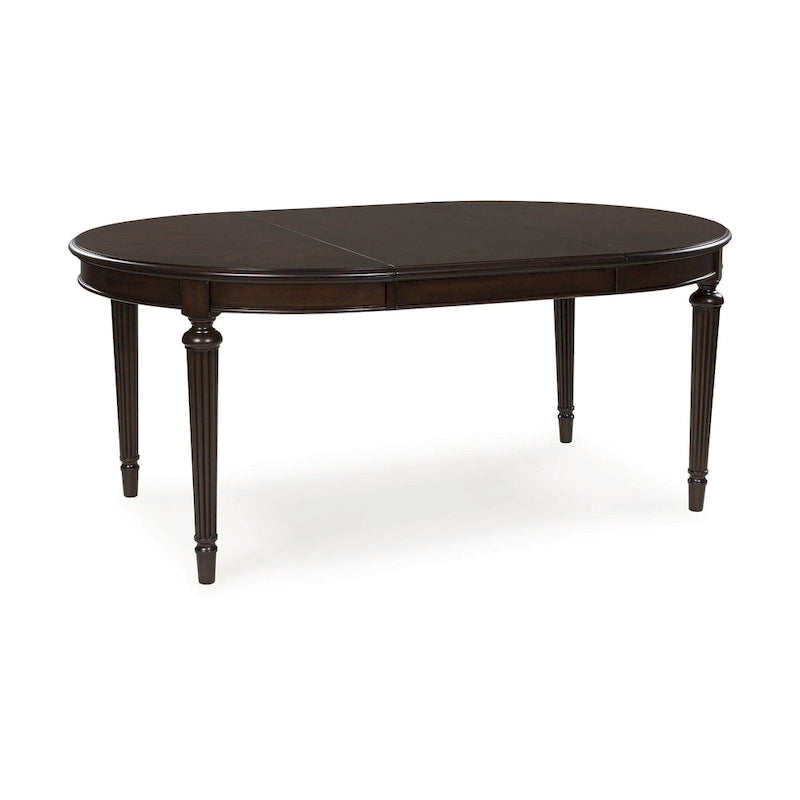 Table à manger extensible Lavinton marron - 47,75 L x 72 P x 30,25 H