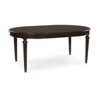 Table à manger extensible Lavinton marron - 47,75 L x 72 P x 30,25 H