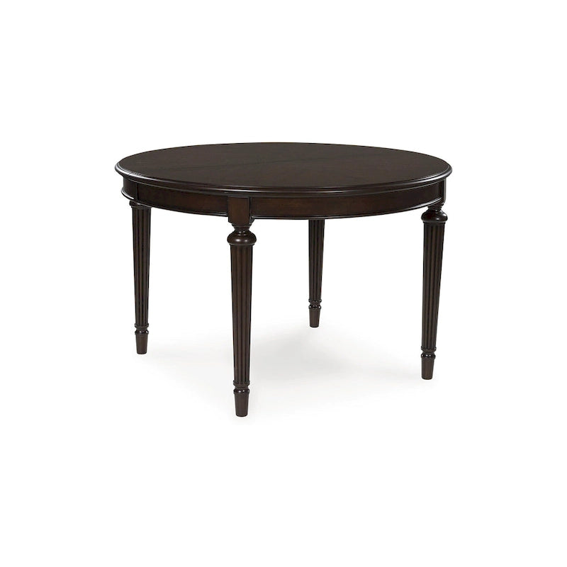 Table à manger extensible Lavinton marron - 47,75 L x 72 P x 30,25 H