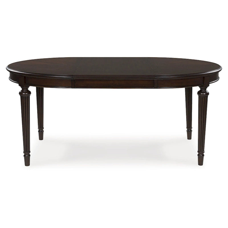 Table à manger extensible Lavinton marron - 47,75 L x 72 P x 30,25 H