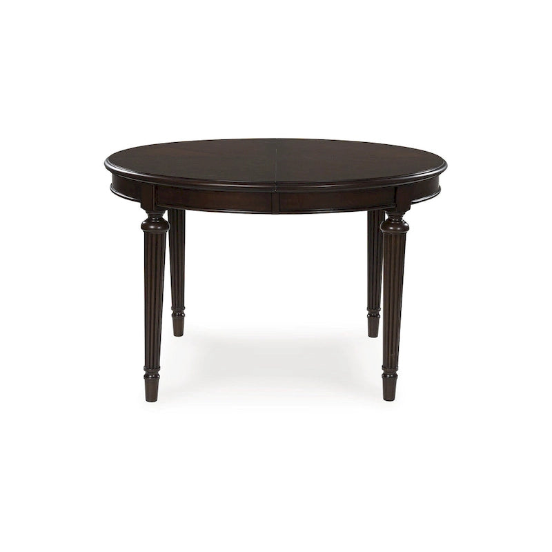 Table à manger extensible Lavinton marron - 47,75 L x 72 P x 30,25 H