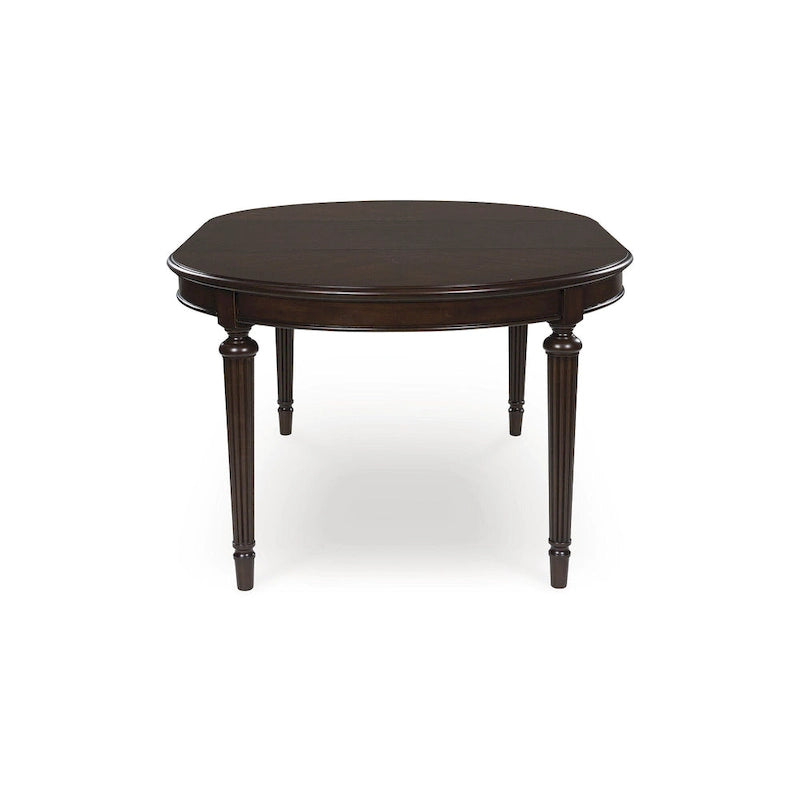 Table à manger extensible Lavinton marron - 47,75 L x 72 P x 30,25 H