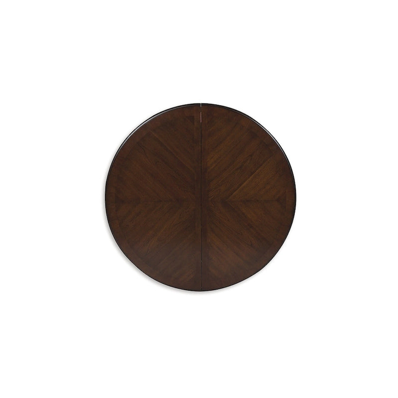 Table à manger extensible Lavinton marron - 47,75 L x 72 P x 30,25 H