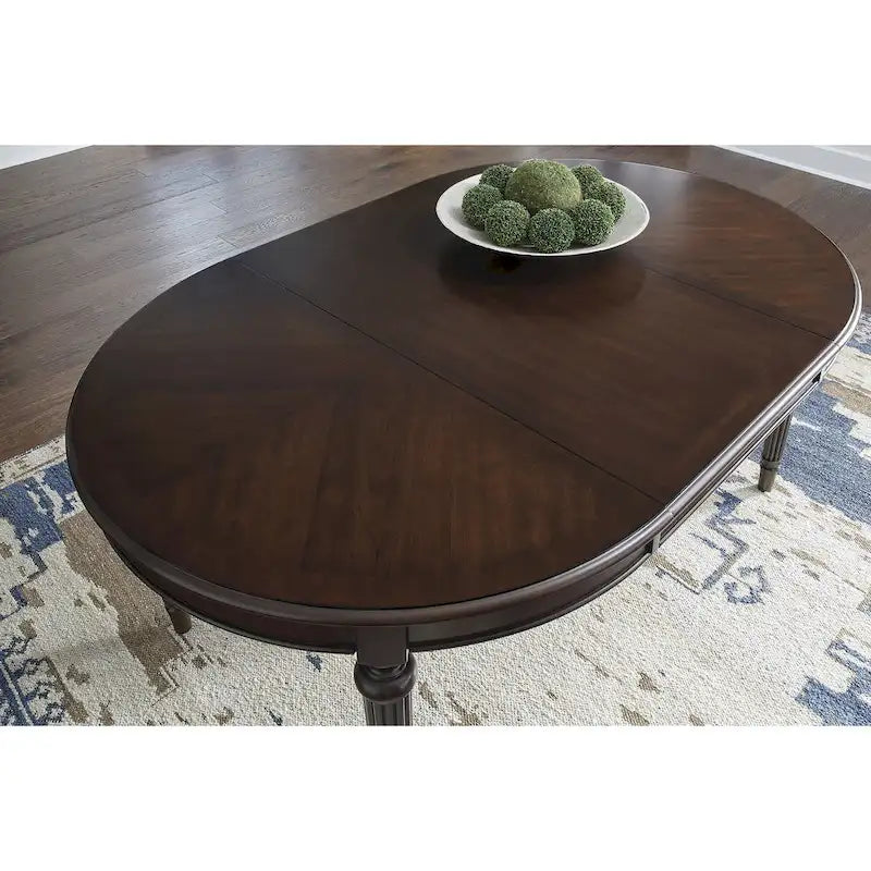 Table à manger extensible Lavinton marron - 47,75 L x 72 P x 30,25 H