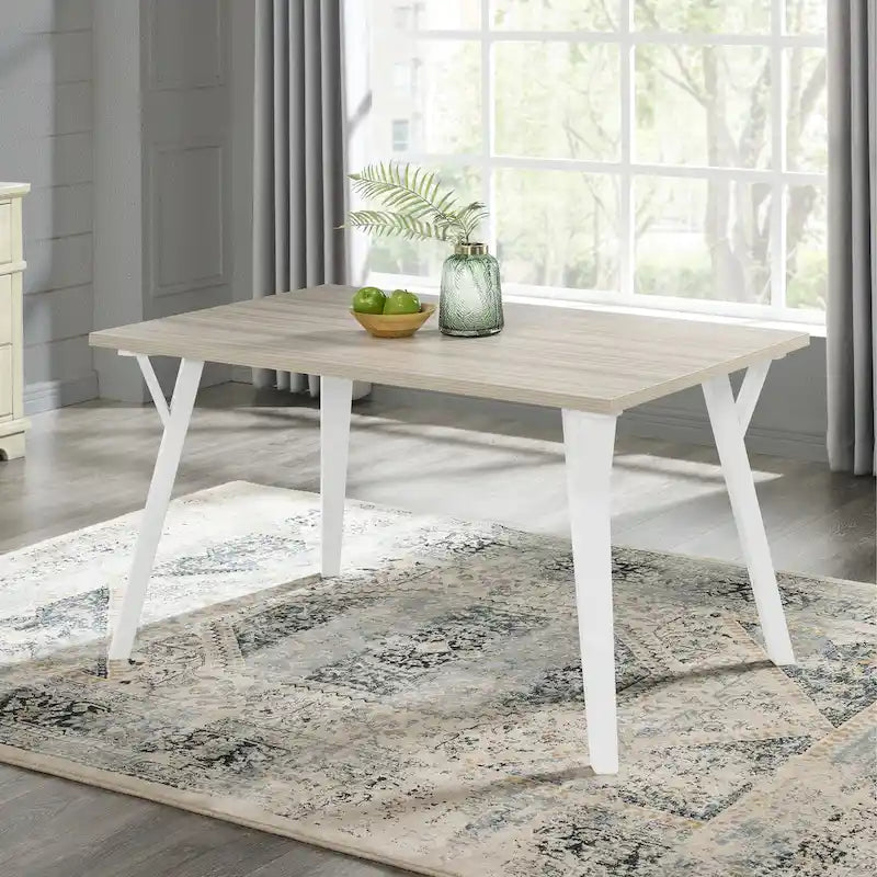Ensembles de tables et chaises de salle à manger en bois avec chaises Windsor pour cuisine et salle à manger