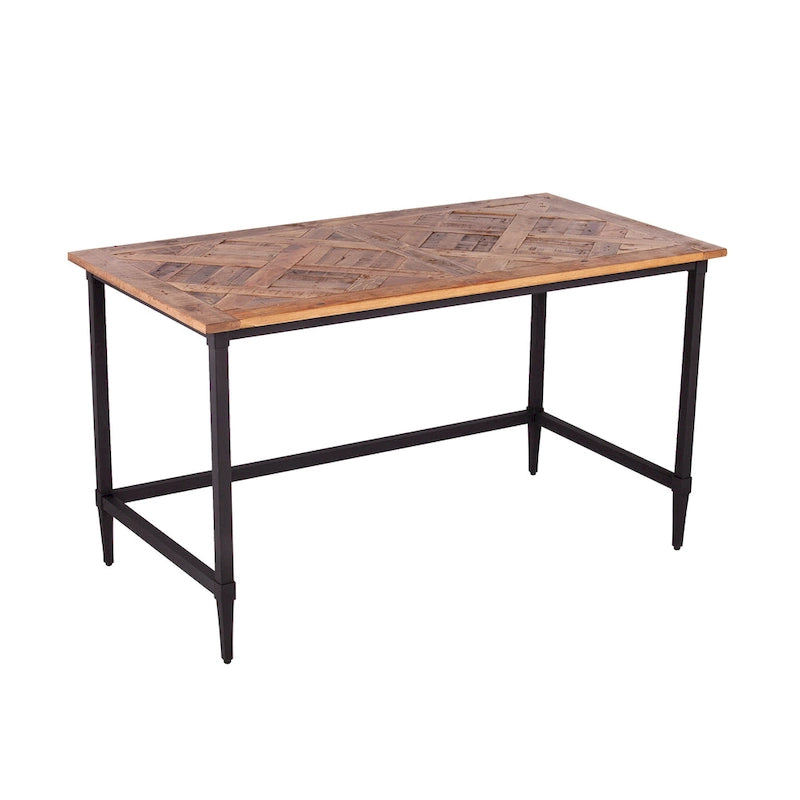 Bureau en bois de récupération Lawrence Modern Farmhouse