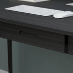 Bureau d'ordinateur en bois de 99,06 cm avec 2 tiroirs - 4 couleurs