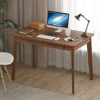 Bureau d'ordinateur en bois de 99,06 cm avec 2 tiroirs - 4 couleurs
