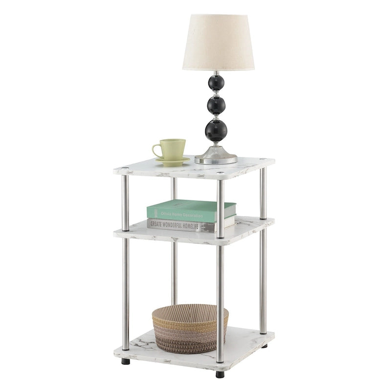 Table d'appoint à 3 niveaux Designs2Go sans outils