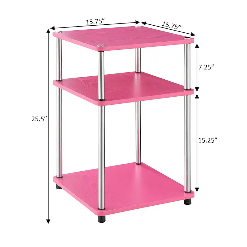 Table d'appoint à 3 niveaux Designs2Go sans outils