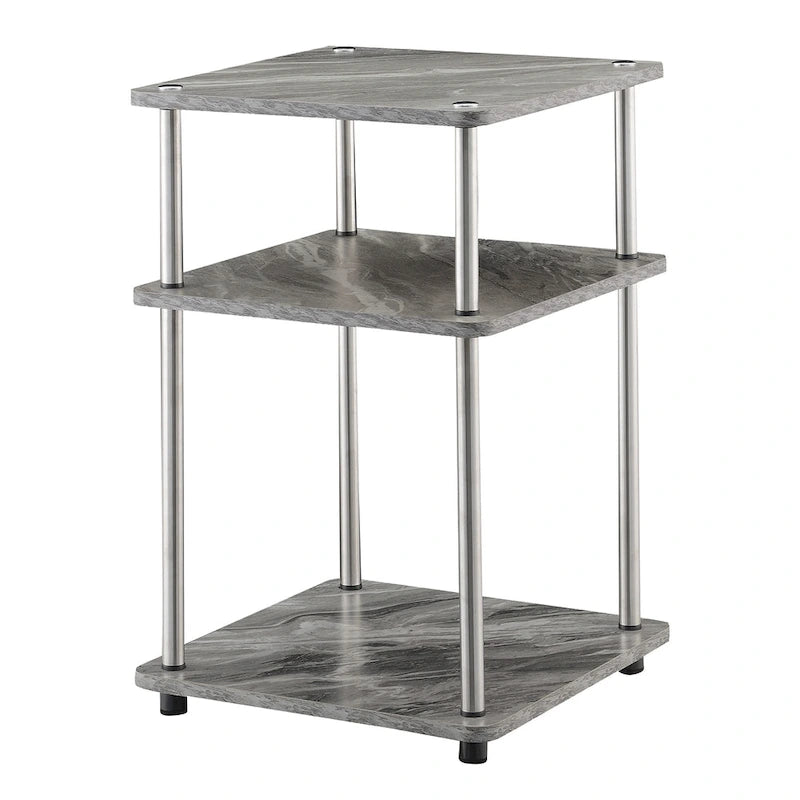 Table d'appoint à 3 niveaux Designs2Go sans outils