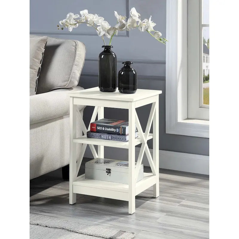 Table d'appoint Oxford avec étagères