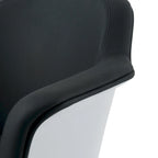 Fauteuil d'appoint moderne en cuir reconstitué