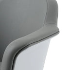 Fauteuil d'appoint moderne en cuir reconstitué
