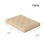 Matelas de futon en mousse à mémoire de forme 10 Gel, format jumeau