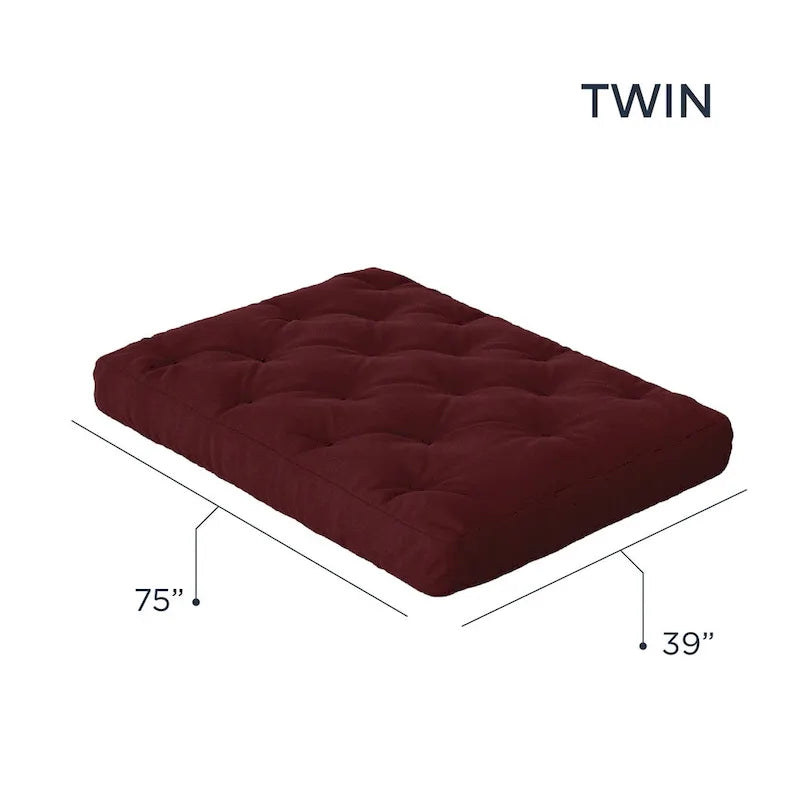Matelas de futon en mousse à mémoire de forme 10 Gel, format jumeau