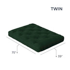 Matelas de futon en mousse à mémoire de forme 10 Gel, format jumeau