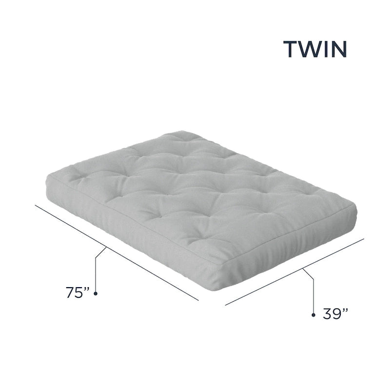 Matelas de futon en mousse à mémoire de forme 10 Gel, format jumeau