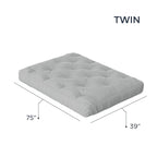 Matelas de futon en mousse à mémoire de forme 10 Gel, format jumeau