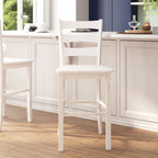 Tabouret de bar en bois de qualité commerciale, lot de 2