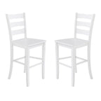 Tabouret de bar en bois de qualité commerciale, lot de 2