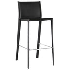 Tabouret de comptoir moderne en similicuir 26 po