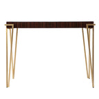 Console Berclair en verre marron contemporaine