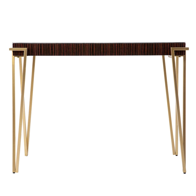 Console Berclair en verre marron contemporaine