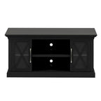 Meuble TV Cottage Grove pour téléviseurs jusqu'à 65 pouces, Noir