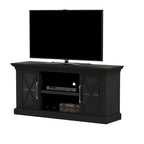 Meuble TV Cottage Grove pour téléviseurs jusqu'à 65 pouces, Noir