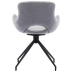 Lot de 2 chaises de salle à manger pivotantes - N/A