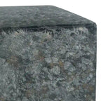 Tabouret carré ottoman rembourré en tissu repose-pieds