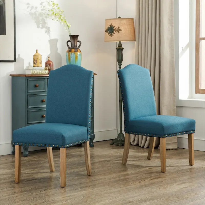 Chaises Parson rembourrées en bois massif Mod Urban (paquet de 2)