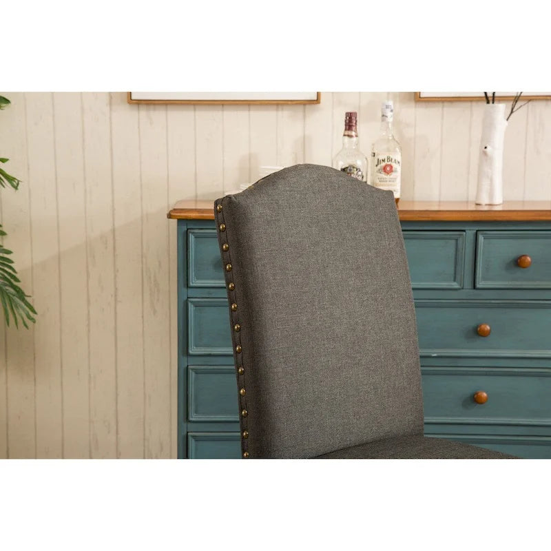 Chaises Parson rembourrées en bois massif Mod Urban (paquet de 2)