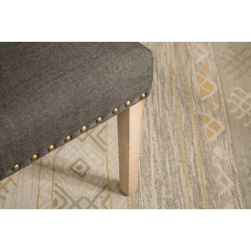 Chaises Parson rembourrées en bois massif Mod Urban (paquet de 2)