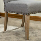 Chaises Parson rembourrées en bois massif Mod Urban (paquet de 2)