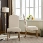 Chaises Parson rembourrées en bois massif Mod Urban (paquet de 2)