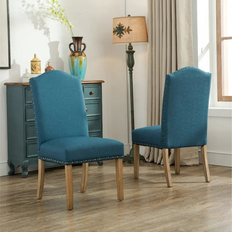 Chaises Parson rembourrées en bois massif Mod Urban (paquet de 2)