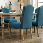 Chaises Parson rembourrées en bois massif Mod Urban (paquet de 2)