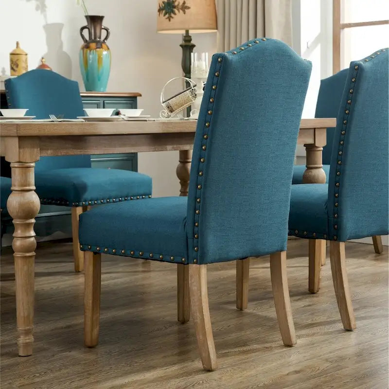 Chaises Parson rembourrées en bois massif Mod Urban (paquet de 2)