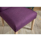 Chaises Parson rembourrées en bois massif Mod Urban (paquet de 2)