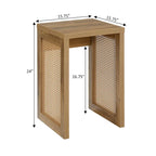Table d'appoint tissée Northfield