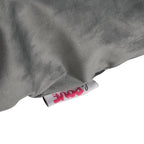 Pouf géant en velours Loubar avec accoudoirs