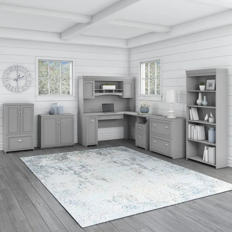 Bureau Fairview 60 W avec huche et rangement