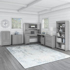Bureau Fairview 60 W avec huche et rangement